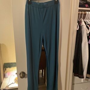 SHEIN Teal Straight Leg Women's Pants